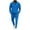 Blue, variant on VBTAPA 2 Piece Outfits for Men Waffle Knit Tracksuit Quarter Zip Pullover and Jogging Pants Casual Sweatsuit Sets with Pockets Sales of the Day Blue XXXL