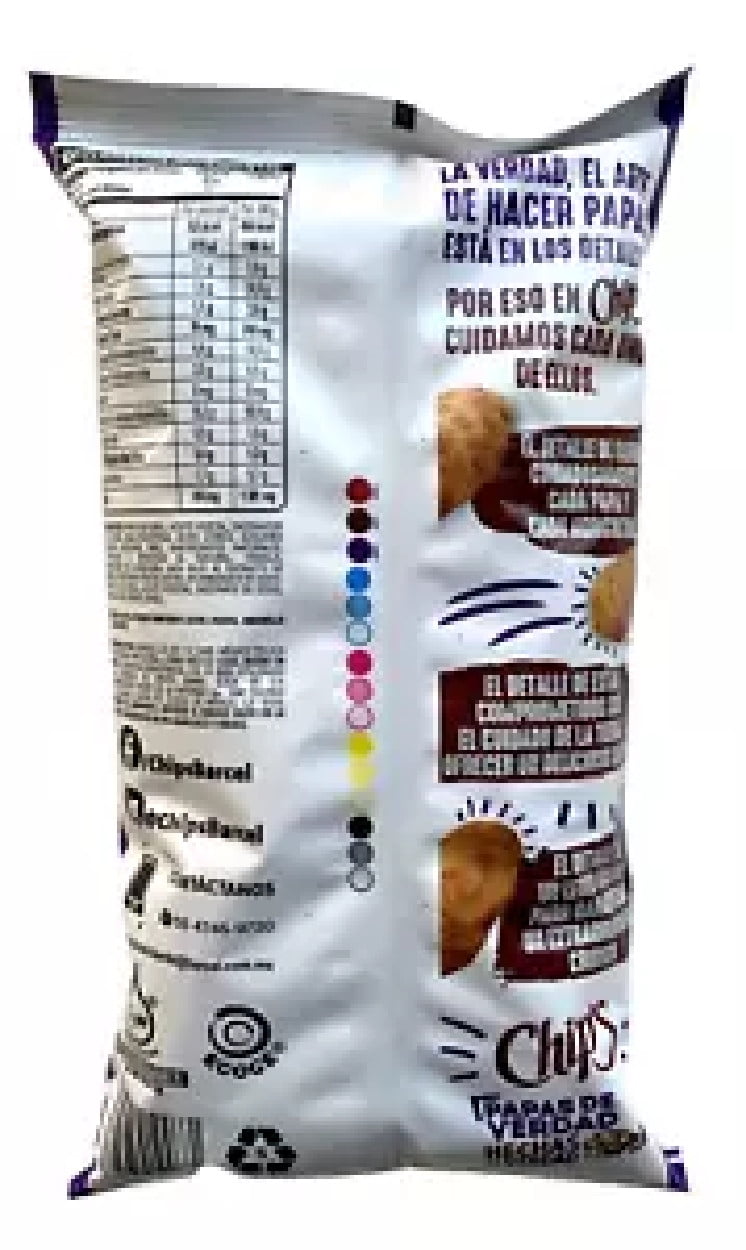 CHIP'S BARCEL PAPAS FRITAS SABOR CHILE Y LIMON - 170 G