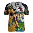 thumbnail image 6 of Scooby Doo Womens T-shirts Crewneck Shirts Blouse Short Sleeve Tee Shirts Girls Tops 4XL, 6 of 8