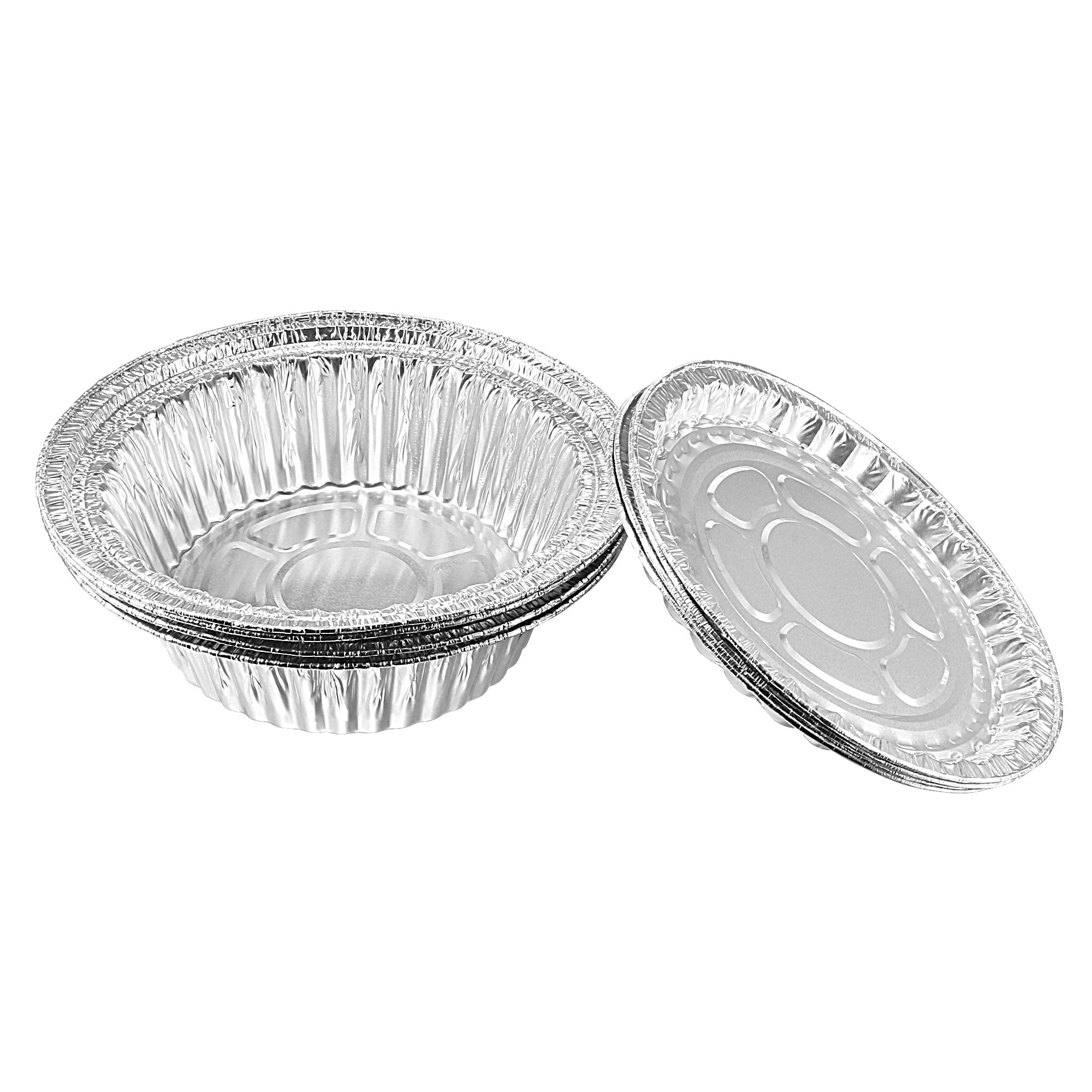 Uxcell Round Aluminum Foil Pan with Lid 27oz Disposable Trays Take Out