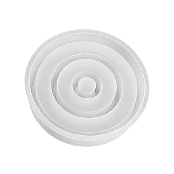 Modelo de portavelas para velas de té, modelo de resina para portavelas, modelo de portavelas de silicona decorativa flexible reutilizable para Redondo