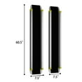 thumbnail image 2 of Gymax Aluminum 3' - 5' Adjustable Non-skid Loading Wheelchair Telescoping Track Ramp, 2 of 9