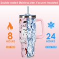 thumbnail image 6 of 40 Oz Tumbler With Handle 40oz Horse Tumbler With Lid Straw Double Insulated Travel Coffee Mug Horse Lover Gifts for Women, 6 of 6