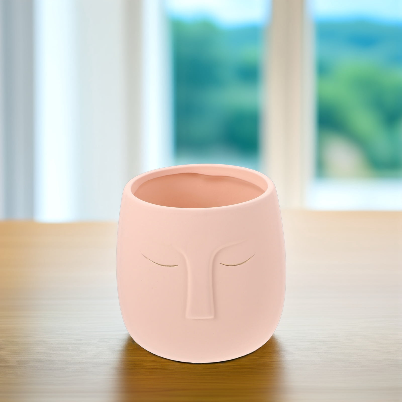 WHAMVOX  Garden Decorative Ceramics Indoor Plant Pot Succulent Planters Flower Pots for Plants Pink