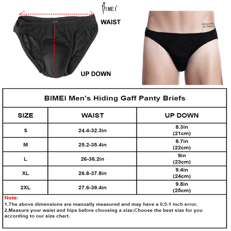 Cheap Men's Shaping Briefs Underwear Hiding Gaff Panties Cotton