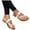 White, variant on "QISIWOLE Sandals Women 2022 Cross Toe Thread Metal Buckle Flat Female Roman Sandals (Adjustable,Comfortable)" Deals