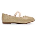 thumbnail image 4 of Apakowa Girls Ballerina Dress Shoes Mary Jane Flats Princess Wedding Party (Color : Gold, Size : 3 Little Kid), 4 of 8