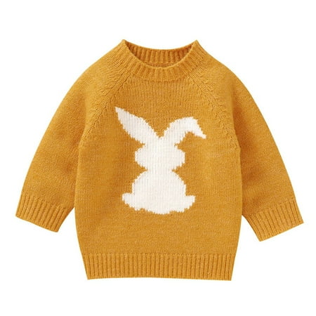 

Infant Toddler Baby Girl Boy Knit Sweater Pullover Sweatshirt Warm Long Sleeve Shirt Tops Knitted Fall Winter Clothes