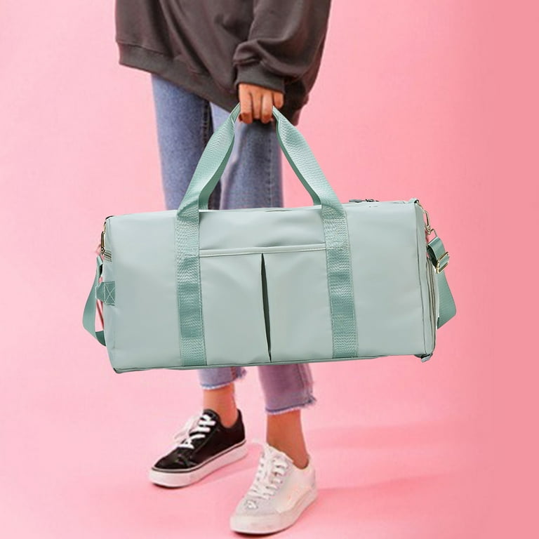 Home Kitchen Storage Organization Clothing Closet Storage Gym Bag Workout Bag For Sports And Travel Water Proof Duffel Bag With Shoe And Wet Clothes