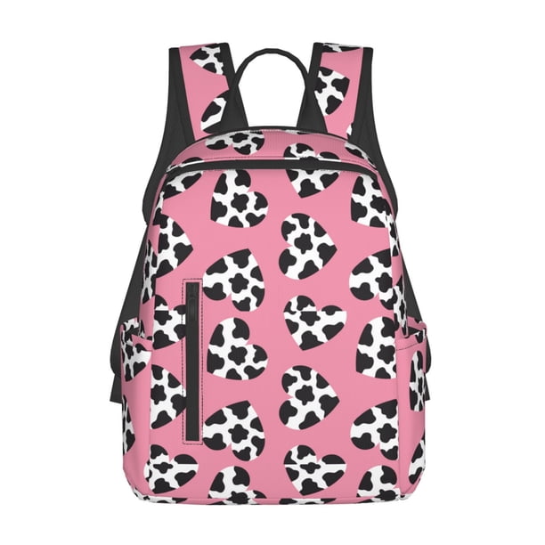 Easygdp heart with cow para Easygdp Yak - Mochila Casual Ligera y Resistente para Viaje y Senderismo para Hombres y Mujeres