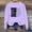 Purple, variant on Women's Trendy Pullover Hoodie Letter Print Round Neck Top For Fall & Winter Hoodies Women Casual Warm Tops Women Sweatshirt Top Junior Hoodies Girls Blank Sweatshirt Women Full Zip Women's