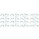 thumbnail image 1 of 16 Pares de Anteojos de Seguridad Protectores Laterales, Deslizamiento En Protector Lateral Transparente para Gafas de Seguridad-Se Adapta A la Mayoría de Los Anteojos (M-L), 1 of 5