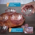 thumbnail image 3 of Platos de cristal para salsa de soja Sakura Sanbege, 8 unidades, color rosa, 3 of 7