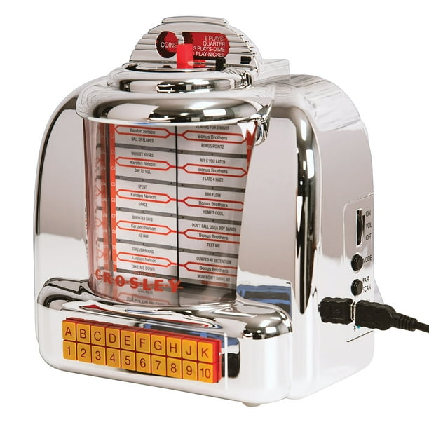 Crosley Silver Diner Jukebox Radio