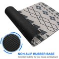 thumbnail image 6 of Long Mouse Pads for Desk,Blue Geometric Triangle Circle Pattern Desk Mats on Top Of Desks, Desk Mouse Pad Extra Large with 3mm Non-Slip Base and Stitched Edge for Gaming,Office,Work,Home 31.5"x11.8", 6 of 6