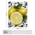 thumbnail image 3 of FCXZI Lemon Inspirational Quote Flannel Blanket - Soft Cozy All-Season 40*50in, 3 of 7