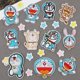 thumbnail image 3 of Japonés Doraemon Bordado Tela Pegatinas jingle Gato Dibujos Animados Parche Máquina anime Personajes, 3 of 4