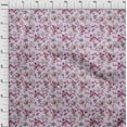 thumbnail image 4 of oneOone Polyester Spandex Purple Fabric Floral Fabric For Sewing Printed Craft Fabric By The Yard 56 Inch Wide, 4 of 4