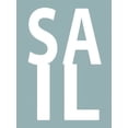 thumbnail image 2 of MacDowell, Jamie 19x24 Gold Ornate Wood Framed with Double Matting Museum Art Print Titled - Sail Aqua, 2 of 4
