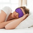 thumbnail image 7 of Uemuo Glitter Purple Pattern Sleep Eye Mask - Light Blocking Sleep Mask Blocking Out Light Perfectly, Soft and Comfortable Night Eye Mask, Eye Blinder, 7 of 7