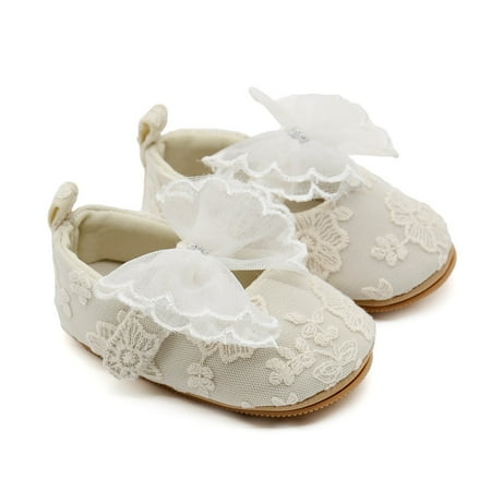 

Spring and autumn new baby shoes bow female baby princess shoes Korean lace baby toddler shoes