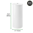 thumbnail image 3 of Organizador de papel higiénico mDesign Aura Collection blanco, 3 of 6