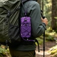 thumbnail image 7 of TTJ Shoulder Strap Water Bottle Carrier Pouch Waterproof Crossbody Bottle Bag Phone Pocket Outdoor Hiking Cycling Travel Running Adjustable Sling Bottle Holder, 7 of 7