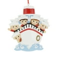 thumbnail image 6 of Personalized Family of 5 Ornament 2024 Family Vacation in Cruise Ship 1 Count - Ornaments by Elves, 6 of 10