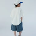 thumbnail image 4 of Kids Cargo Shorts Straight Leg Regular Jogger Summer Clothes Boy Kids Clothes 7-8 Years, 4 of 5