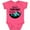 Vintage Hot Pink, variant on Inktastic Dad's Hiking Buddy with Mountains and Trees Boys or Girls Baby Bodysuit
