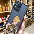 thumbnail image 5 of Matte Case for VIVO Y93 Y91C Y91 Y85 Y77 Y76 Y75 Y73 Y72 Y71 Y53 Y52S Y50 Y35 Y22 4G 5G Case D-Disney Princess Christmas Makeup, 5 of 5