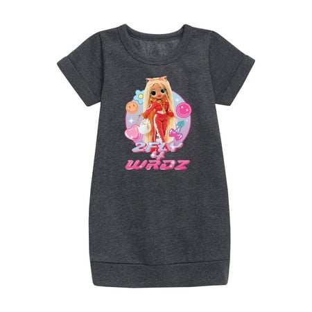 

LOL OMG! Fashion Dolls - 2Fly 4 Wrdz - Toddler & Youth Girls Fleece Dress