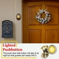 thumbnail image 4 of MYG 2 Pack Lighted Doorbell Button Replacement, Easy to Install Wired Doorbell, 4 of 7