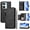 Black, variant on Case for Oneplus ACE 2V Zipper Wallet Flip Cover with Card Holder, Photo Frame, Kickstand & Lanyard, PU Leather Green