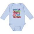 thumbnail image 3 of Inktastic Planes Trains Trucks and Toys Nothing Quite Like Little Boys Boys Long Sleeve Baby Bodysuit, 3 of 5