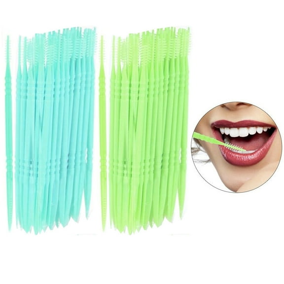 1000 Ct Dental Floss Toothpicks Braces Brush Picks Flossers Interdental Bristles