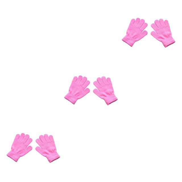 Minnieouse 1 par de guantes para niños, accesorio de ropa de estilo Simple, cubiertas cómodas para calentar las manos, guante tejido para niños Type1 NO1