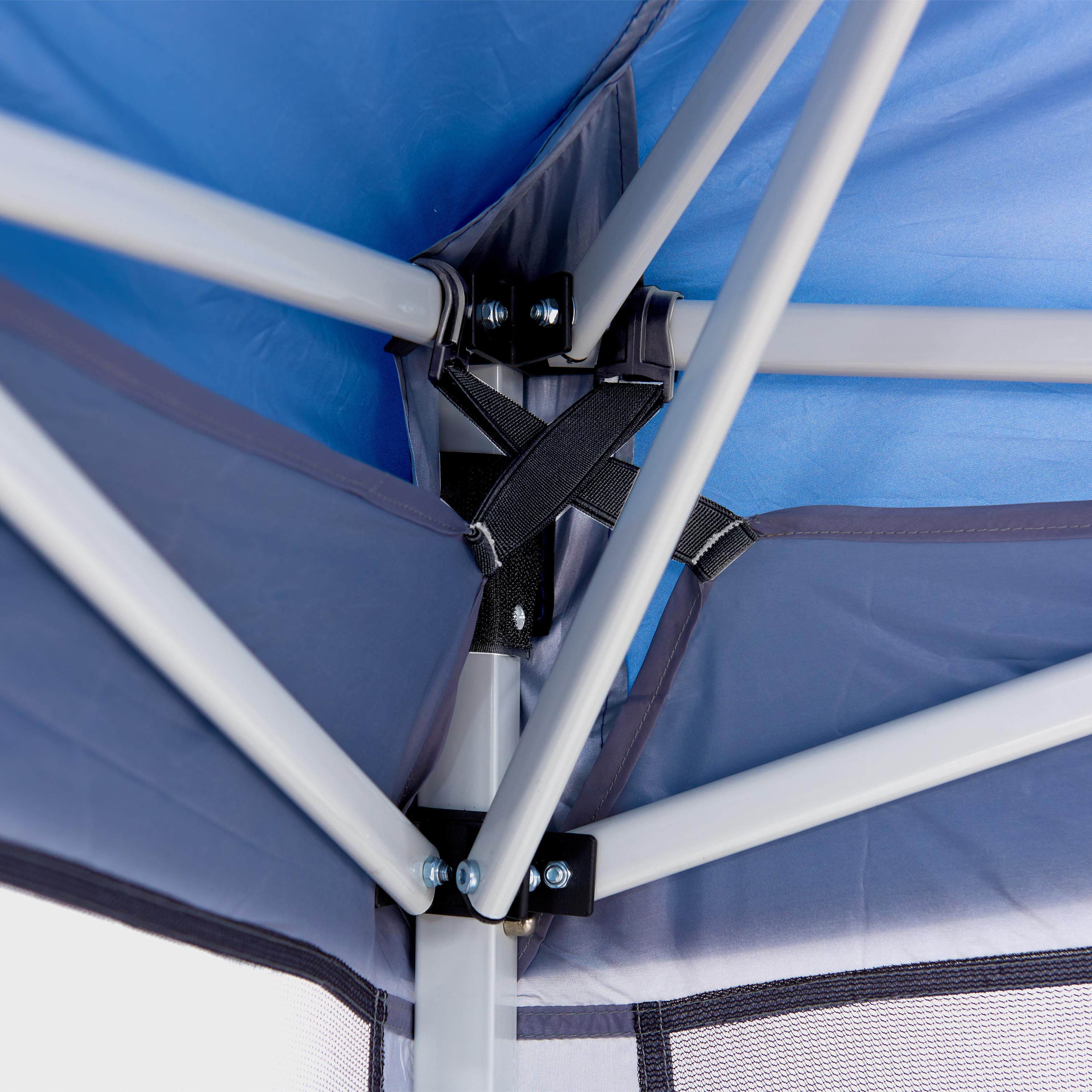 Paquete de accesorios para toldo de patas inclinadas Ozark Trail, gris, compatible con la mayoría de toldos de 10 pies x 10 pies de patas inclinadas, toldo se vende por separado 6