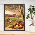 thumbnail image 1 of Cuadros Decorativos Pintura de diamante 5D DIY taladro redondo completo melón y fruta decoración del hogar arte artesanal DQrwqpou embutido en tela, 1 of 7