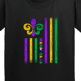 thumbnail image 4 of Inktastic Mardi Gras Flag Youth T-Shirt, 4 of 5