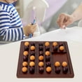 thumbnail image 3 of Juego de Tic Tac Toe, Batalla de Educación Temprana, Juego de Mesa de Juguete de Ajedrez Hecho a Mano para Interiores Y Exteriores, Entretenimiento Pa, 3 of 9
