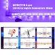 thumbnail image 4 of Kit de conectores para LED 5050 de 10 mm y 4 pines, conectores en forma de L de 4 pines, accesorios sin soldadura para bricolaje, 4 of 8
