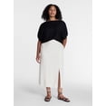 thumbnail image 2 of Time and Tru Women's Boatneck Top with Dolman Sleeves, Sizes XS-XXXL, 2 of 6