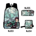 thumbnail image 1 of Mochila Dem@@2on Slayer, juego de 3 piezas: mochila para portátil con estuche para lápices y bolsa para el almuerzo., 1 of 5
