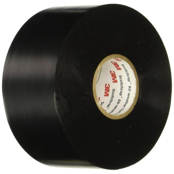 T967502PK Black 3M 50 All-Weather Corrosion Protection Tape, 10 mil, 2" x 100' (Pack of 2)