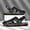 Black, variant on Vintage Handmade All-Around Edge Men'S Beach Sandals, New for Summer, Featuring a Distressed Look, Metal Snap Buckle, And Back Strap, Suitable for Both Home And Outdoor Driving Leisure