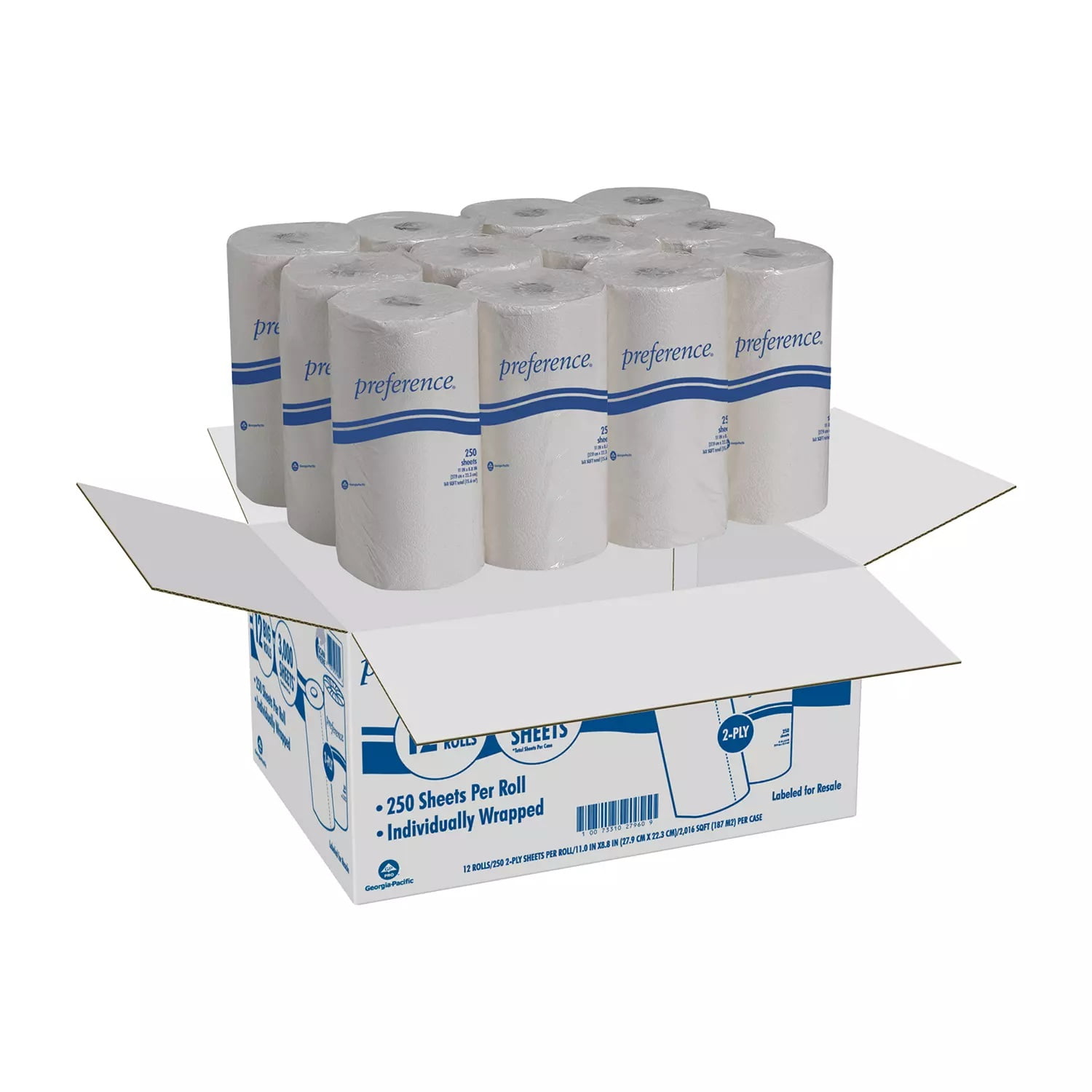 Preference Single Roll Paper Towels, 12 ct