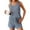 Blue, variant on uublik Lingerie Set for Women Valentine's Day Soft Sleepwear Cami Shorts Set Nightwear Dark Gray S