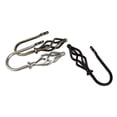 thumbnail image 2 of Central Design 4841-032 Vinci Curtain Holdback & Tiebacks, Black - Set of 2, 2 of 2