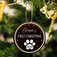 thumbnail image 6 of Dog Ornament, Dog's First Christmas Ornament 2025, Personalized Name Pet Ornament Gift, Dog Dad Dog Mom Xmas Ornament Keepsake, Pet Ceramic Ornament, Customized Puppy 1st Xmas Decor 3LP2F6, 6 of 6